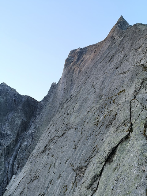 Crazy_Alpinist wspinanie na Piz Badile - Nordkante Filar Północny