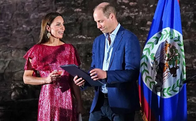 The Duke and Duchess of Cambridge attended a reception in San Ignacio