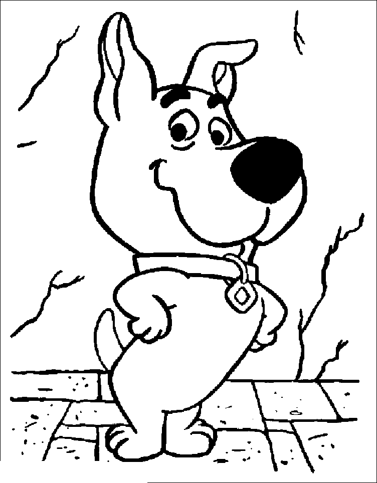 Scooby Doo Coloring Pictures 10