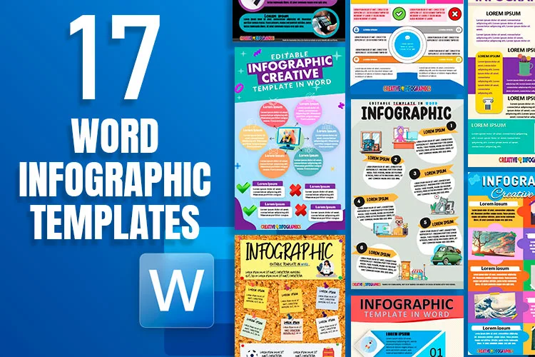 Infographic templates in Word to download for free