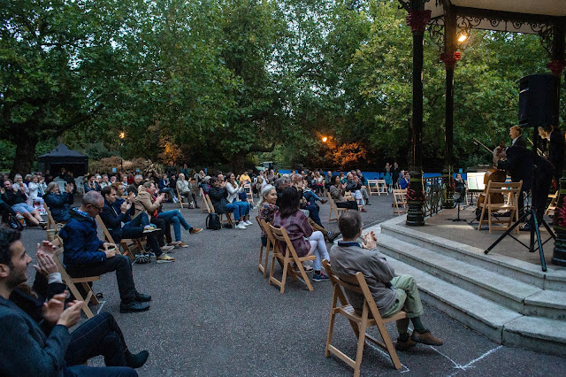 The Maggini Quartet in Battersea Park - Bandstand Chamber Festival (Photo William Marsey)