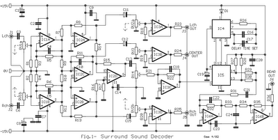 Audio Surround Decoder Circuit