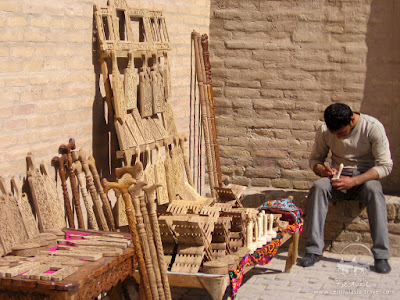 Woodcarving in Uzbekistan