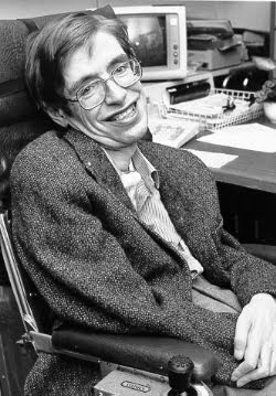 Stephen Hawking in his wheelchair
