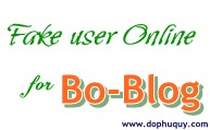 Fake user online for Bo-blog