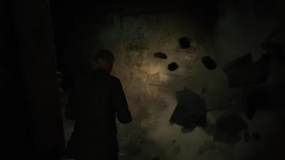 The heavy fog of Silent Hill, a suffocating blanket that muffles sound and distorts reality, perfectly captures James's disoriented state.
