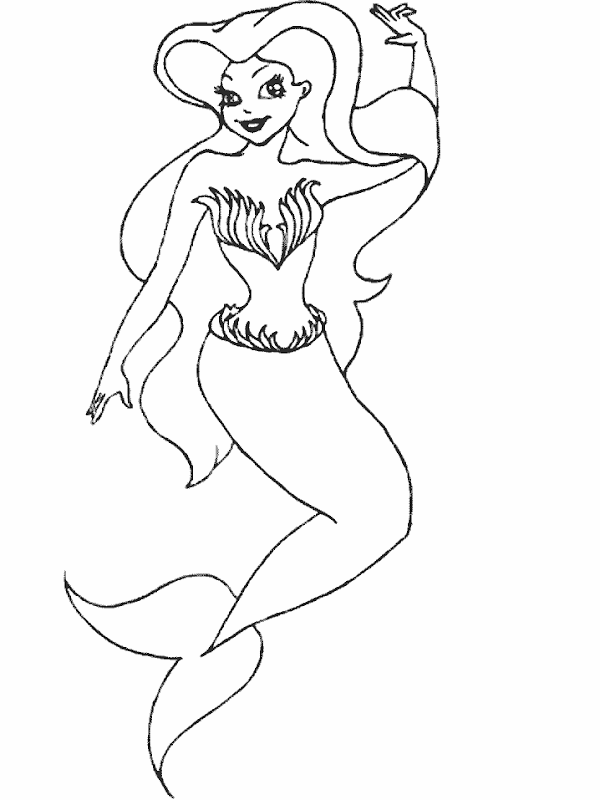 Mermaid Coloring Pages Printable title=