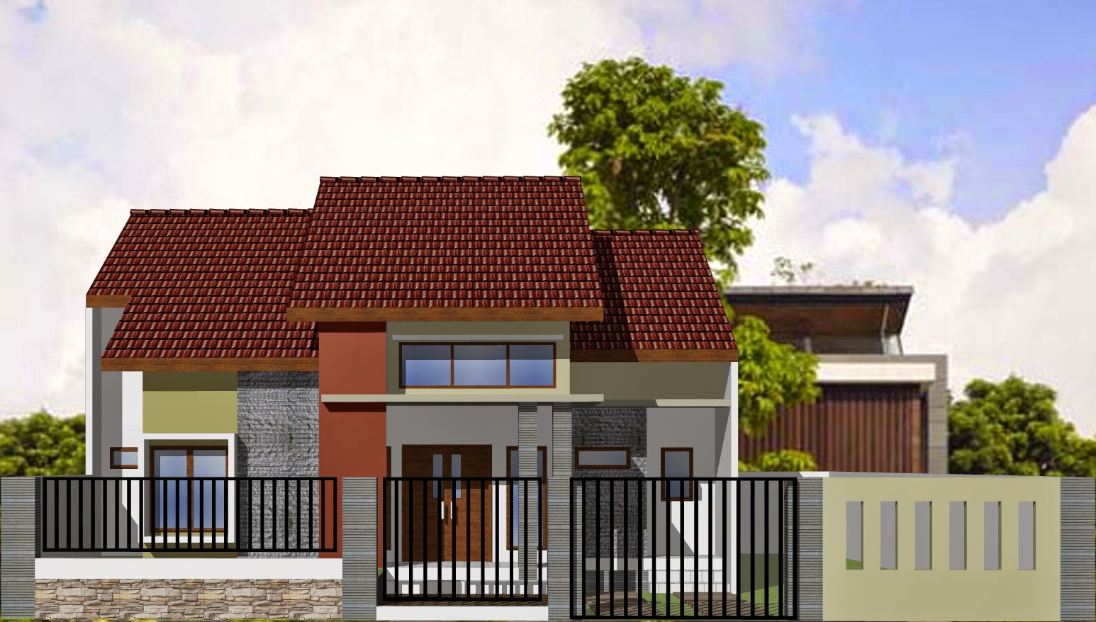 Contoh Gambar Bentuk Rumah Minimalis Sederhana 2015 Model Rumah