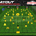 Layout de la 2da valida de Legend Paintball Series en Bogota Colombia 