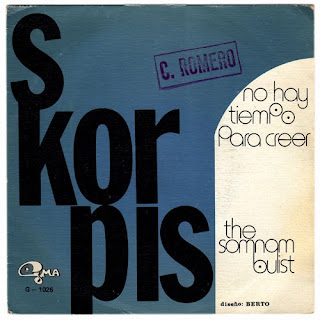 Skorpis “No Hay Tiempo Para Creer / The Somnambulist" 1973 single promo Spanish Phych Rock