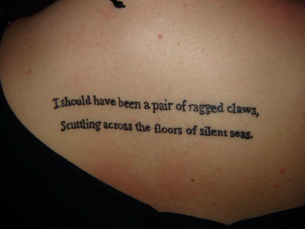 tattoo quotes ideas. quote tattoos on side 