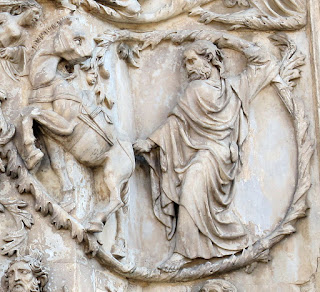 Reliefs of the second pillar/ Duomo di Orvieto Umbria Italy Foto ©Sailko