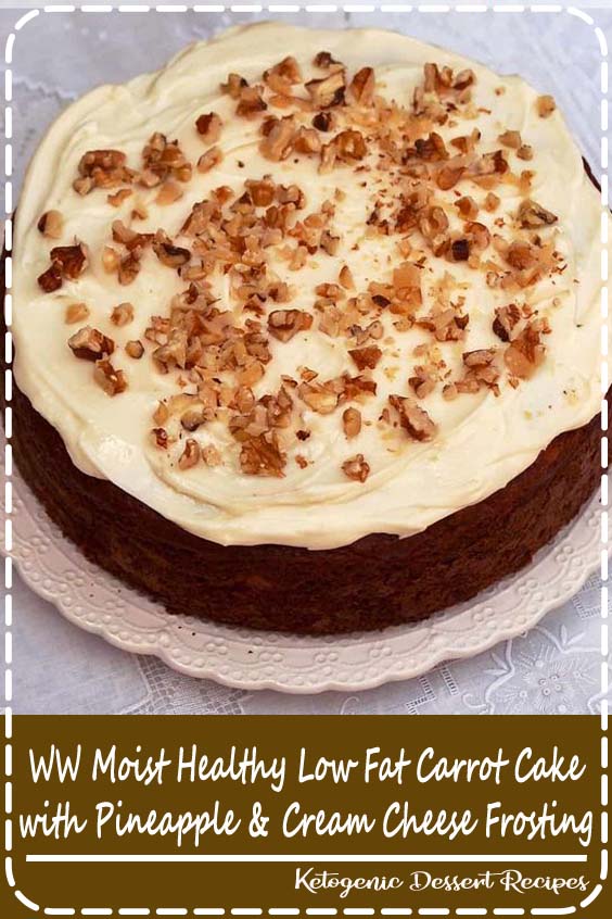 A much lighter, healthier version of traditional carrot cake that's moist and delicious thanks to a generous amount of crushed pineapple.