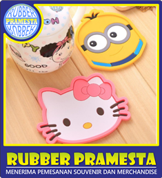 RUBBER COASTER | CUSTOM TATAKAN GELAS KARET | TATAKAN GELAS