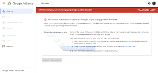 Cara Membatalkan Akun Adsense yang Tidak Ada Tombol Cancel