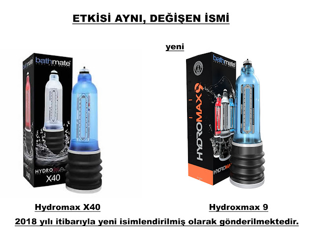 Bathmate Hydromax X40 artık Bathmate Hydromax 9 oldu.