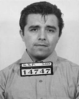 Perry Edward Smith mugshot. Kansas State Penitentiary. March, 1960