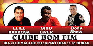 Cartaz Clube Bom Fim 09/05/2015