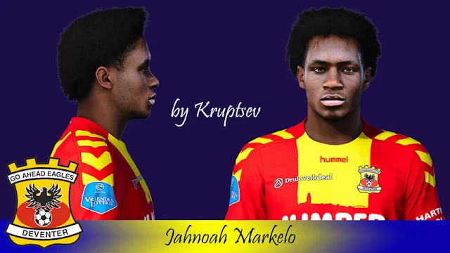 Jahnoah Markelo Face For eFootball PES 2021