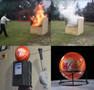 The AFO Fire Extinguisher Ball, AWESOME Fire-Extinguishing Grenade