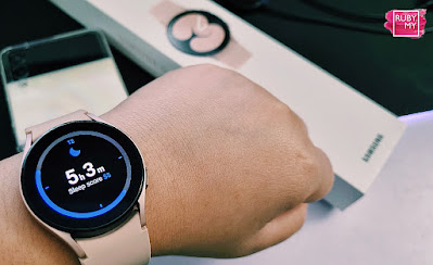 Galaxy Watch4 Bluetooth Pink Gold: Pandang Pertama