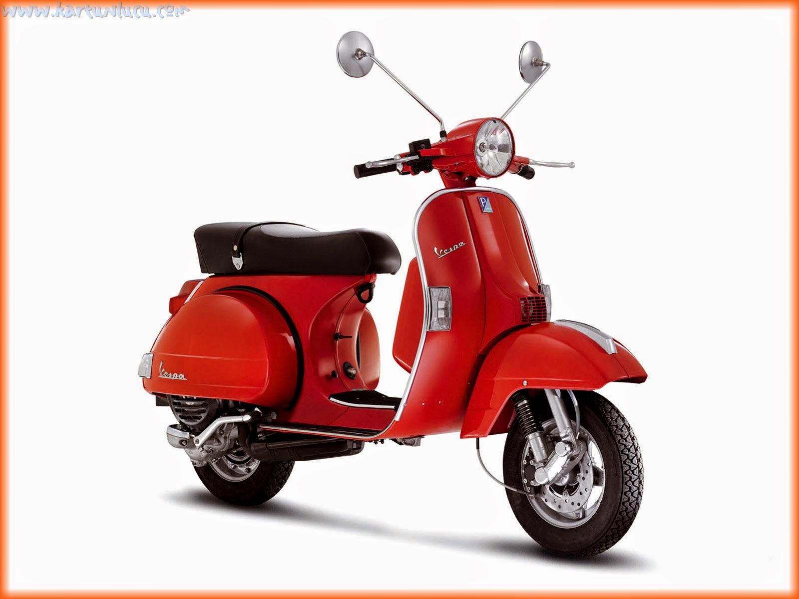 Top Gambar Kartun Lucu Vespa Top Gambar