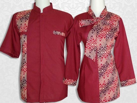 20 Model  Baju  Batik  Kombinasi  Polos terbaru  2020