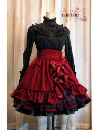 http://www.cosplayknot.com/elegant-wine-satin-layers-high-waist-lolita-skirt.html