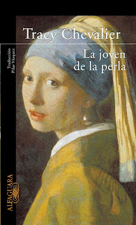 Portada del libro La joven de la perla, de Tracy Chevalier.