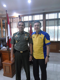 Sofian Tjandra Bersama Mayjen TNI Markoni