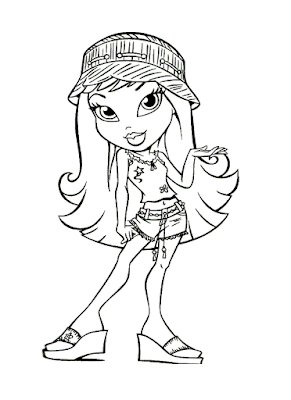 Bratz - Desenhos para Colorir