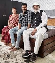 Prabhu Deva with father and mother