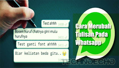 cara membuat tulisan di whatsapp