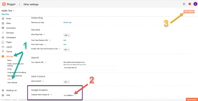 How To Add Google Analytics To Blogger