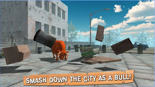 تحميل لعبة ثور هائج مصارع الثيران Crazy Bull Simulator 3D Apk مجاناً