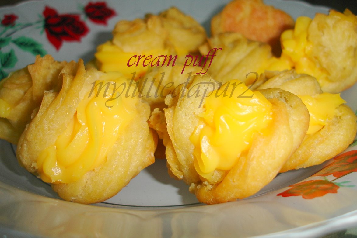 Mylittledapur2: Cream puff-edisi resepi terperap