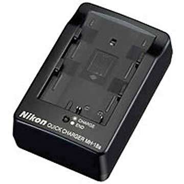 Nikon MH-18a Quick Battery Charger for the EN-EL3e Battery compatible with Nikon D80, D200, D300 and D700 Digital SLR Cameras