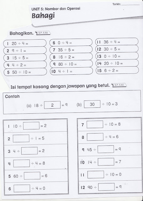 Latihan Bahagi Tahun 2 Pdf Wallpaper