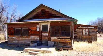 ONE OF THE FEW BUILDINGS LEFT STANDING IN FAIRBANK
