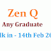 ZenQ Walk in Drive on 14th Feb 2015 ( Any Graduate ) - Apply Now