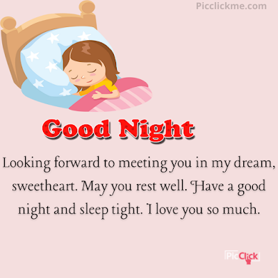 Good night wishes for lover