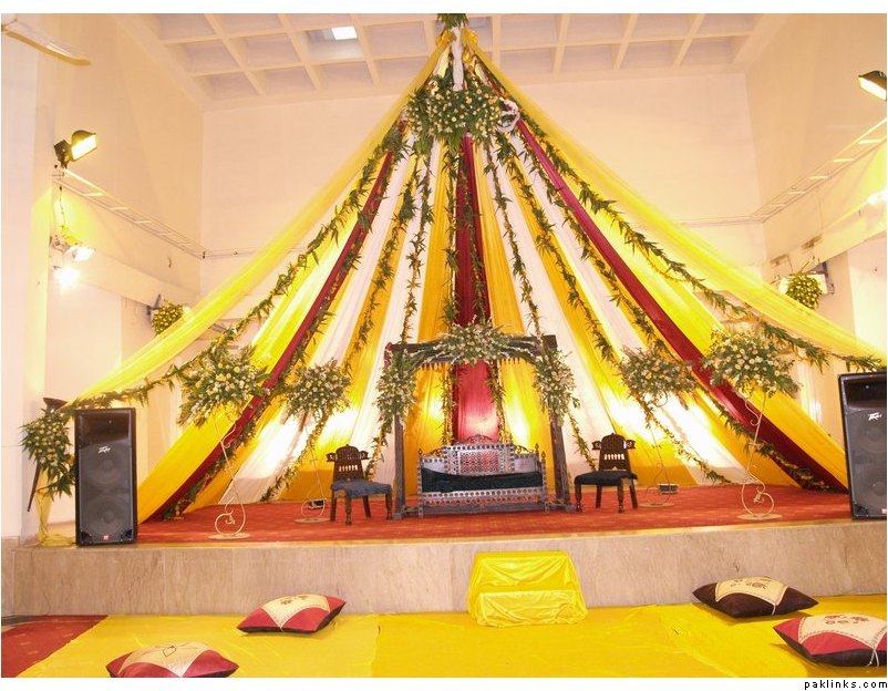 Mehndi stage decoration is very important part in mehndi or even on wedding