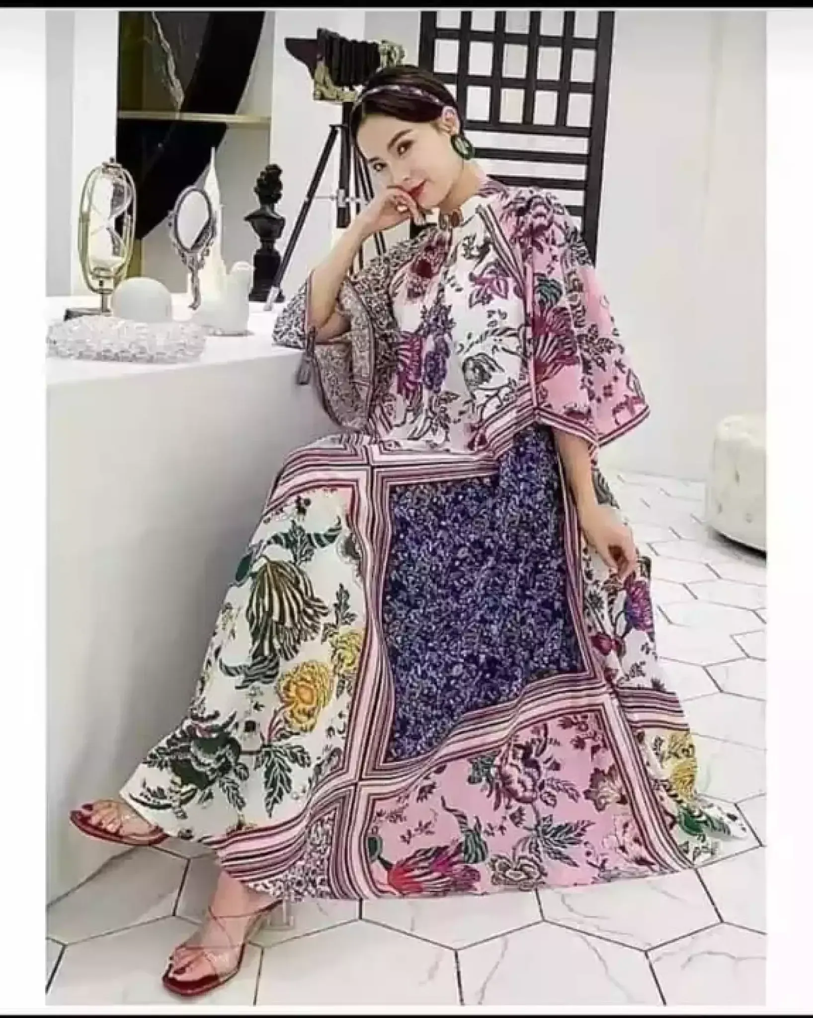 Free Gamis Luna Maya Terbaru 2021 Gamis Rayon Motif Batik Pakaian Wanita - Gamis luna maya terbaru 2021