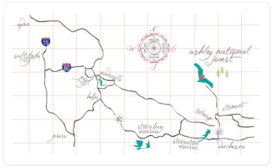 Map to Moon Lake