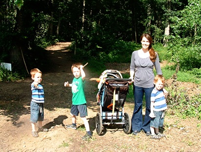 Amber and Boys Nature Trail2