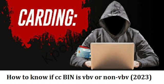 How to know if cc BIN is vbv or non-vbv (2023)