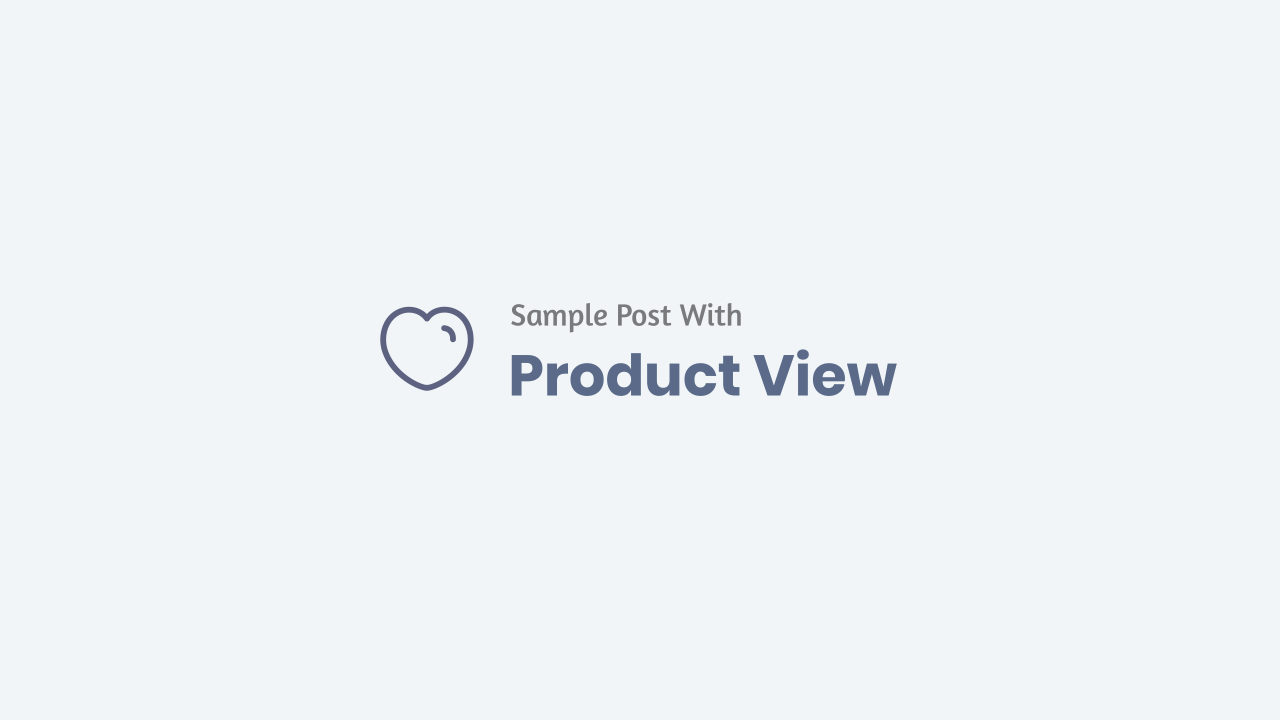 Product Post Feature