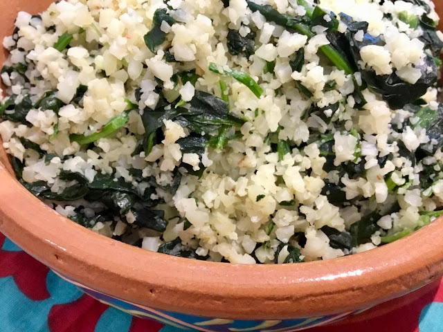 Low carb spinach side dish