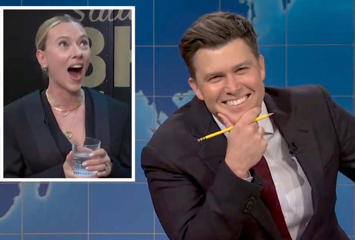 Scarlett Johansson & Colin Jost