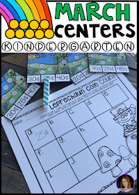 Spring into March Math and Literacy Centers is 248 pages full of fun hands-on math and literacy centers that are perfect for your kindergartners to help build a strong foundation in math, number sense and literacy skills.